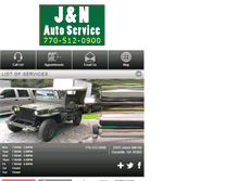 Tablet Screenshot of jandnautoservice.com